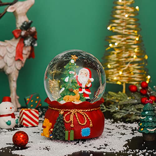 100mm Musical Snow Glitter Water Globe Christmas Decoration