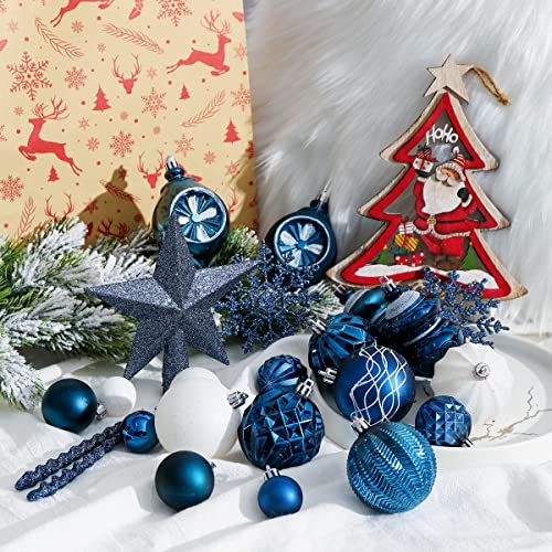 103-Pack Assorted  Christmas Ball Ornaments