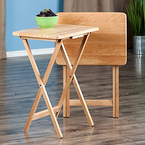 2-pc Set TV Table, Natural