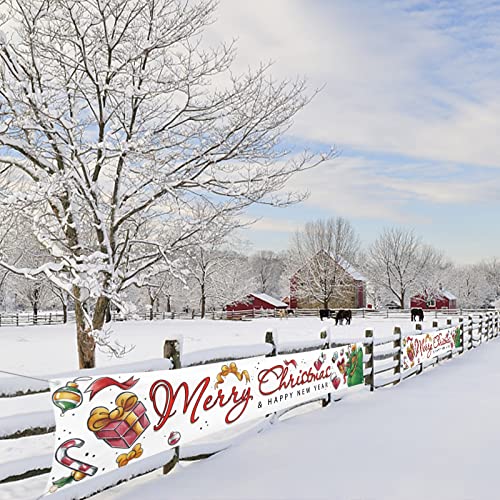 120" x 20" Large Merry Christmas Banner  Decoration