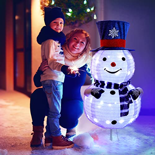 42 Inch Lighted Snowman