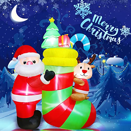 7ft Inflatable Santa Claus Christmas Decoration