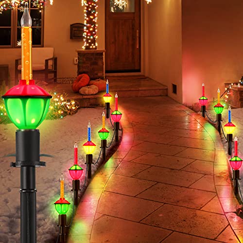 10 Bubble 18 Feet Christmas Pathway Lights Decoration