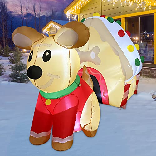 8.5ft Christmas Inflatables Decoration w/ Built-in LEDs