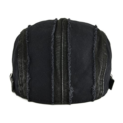 100% Cotton Distressed Ivy Caps Newsboy Cabbie Gatsby Hats for Men