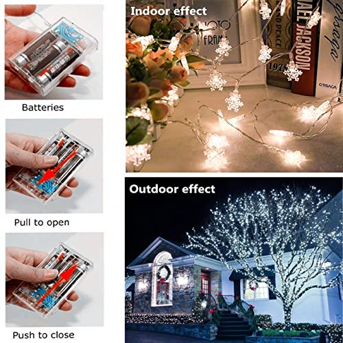 19.6 ft 40 LED Fairy Lights Battery Operated Christmas Lights