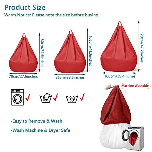 Bean Bag Chair Cover Only Without Filling -34 x 41 inch