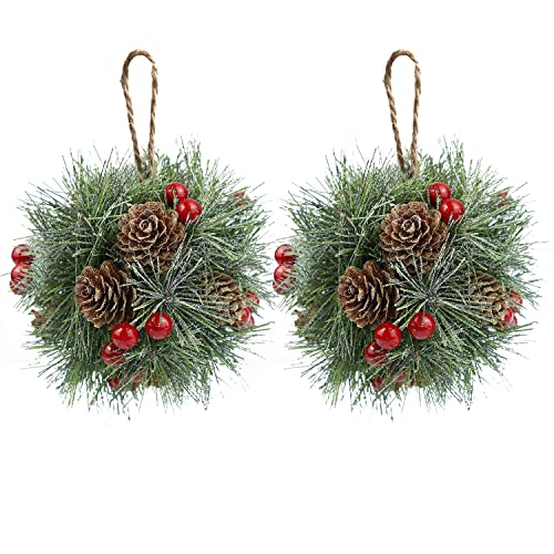 2 Pcs Christmas Hanging Decoration