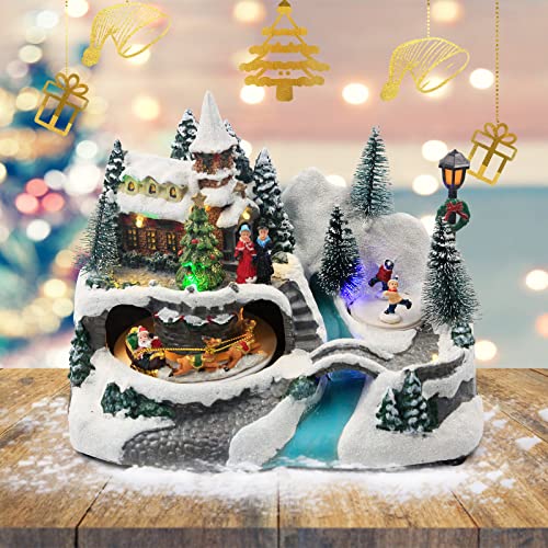 Christmas Collectible Village Decoration- USB & Battery Operated