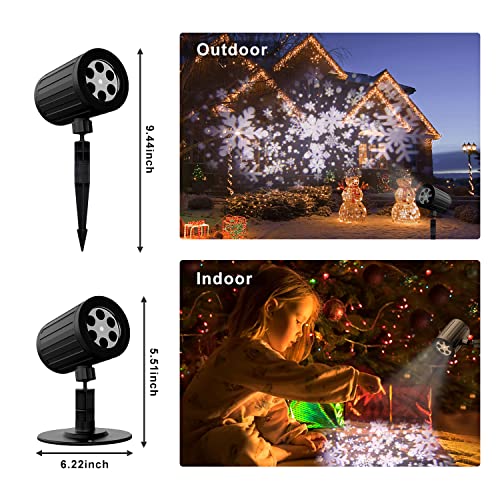 Snowflake Christmas Projector Lights