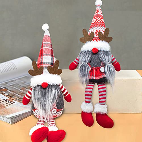 Christmas Gnomes Decorations w/ Cute Antlers