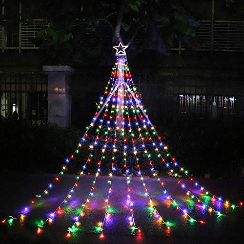 LED Star Christmas Tree Lights, Decoration