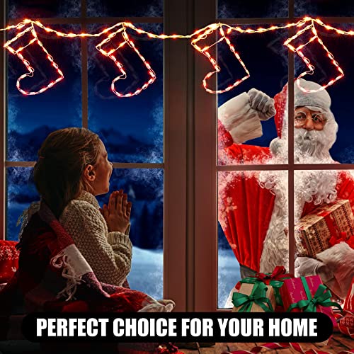 13ft 180 Bulbs Glowing Cord  Christmas Icicle Lights Decoration