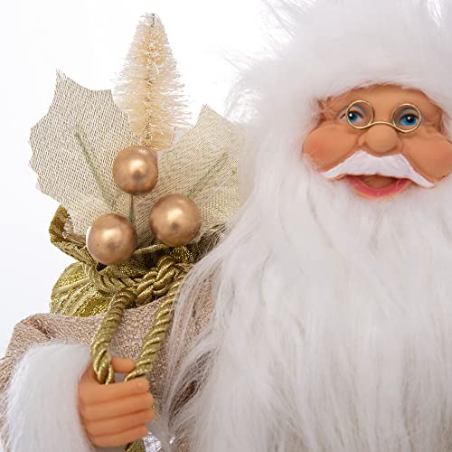 13.8inch Santa Claus Figurines for Christmas Decoration