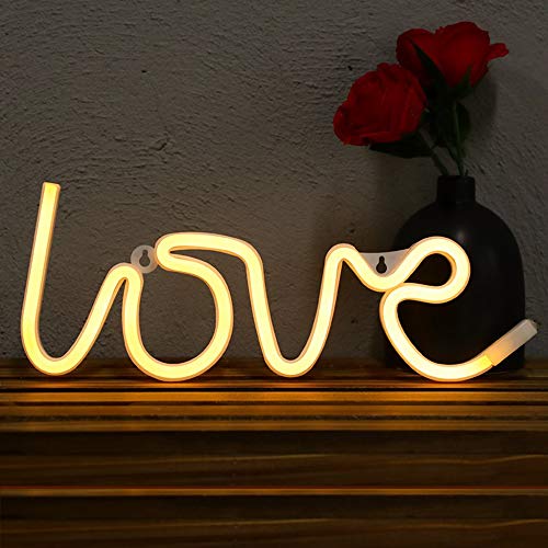 Love Neon Sign USB or Battery Powered Night Light