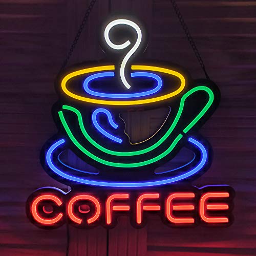 LED Neon Sign  (Coffee Cup) Art Wall Lights