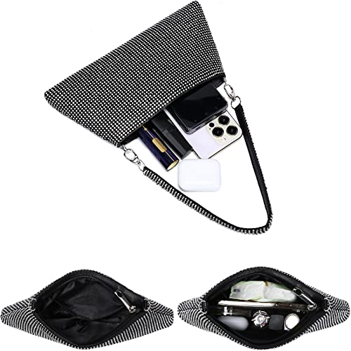 Rhinestone Clutch Purses for Women Bling Evening Bag