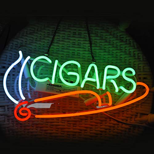 Neon Signs Cigars - Cheers Neon Light  Art for Home Decoration