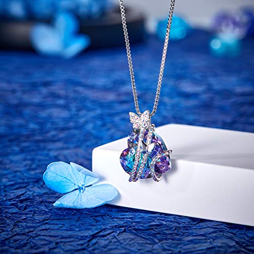 Butterfly Necklaces for Women with Austria Crystals