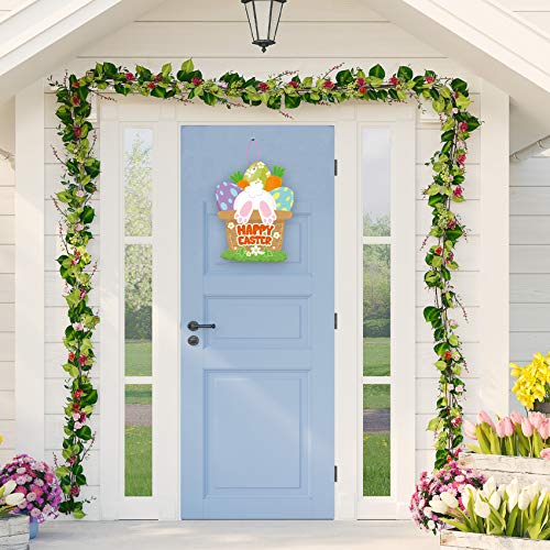 Happy Easter Wooden Door Decoration