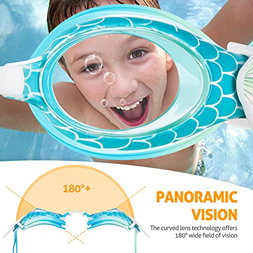 Kids Anti Fog Swimming Goggles Clear No Leaking