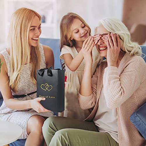 Rose Flower in Glass Dome & Photo Frame for Valentines/Anniversary Gift