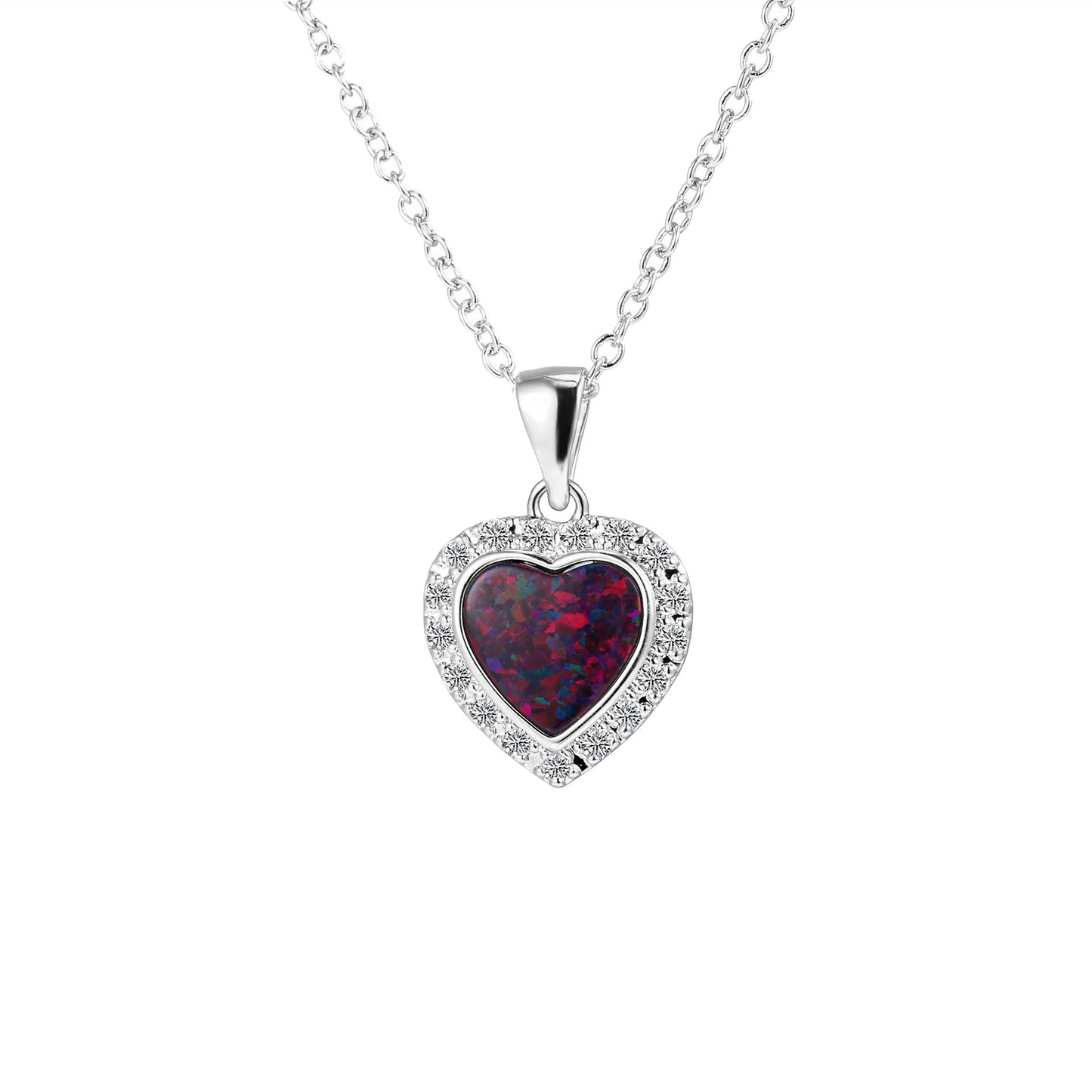 Heart Necklace for Women in 18k Rose Gold Overlay