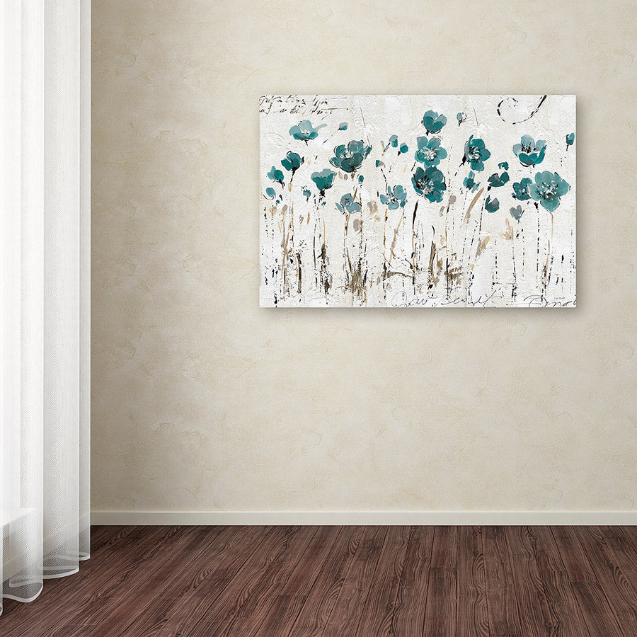 Art "Abstract Balance VI Blue" Canvas Home Decoration