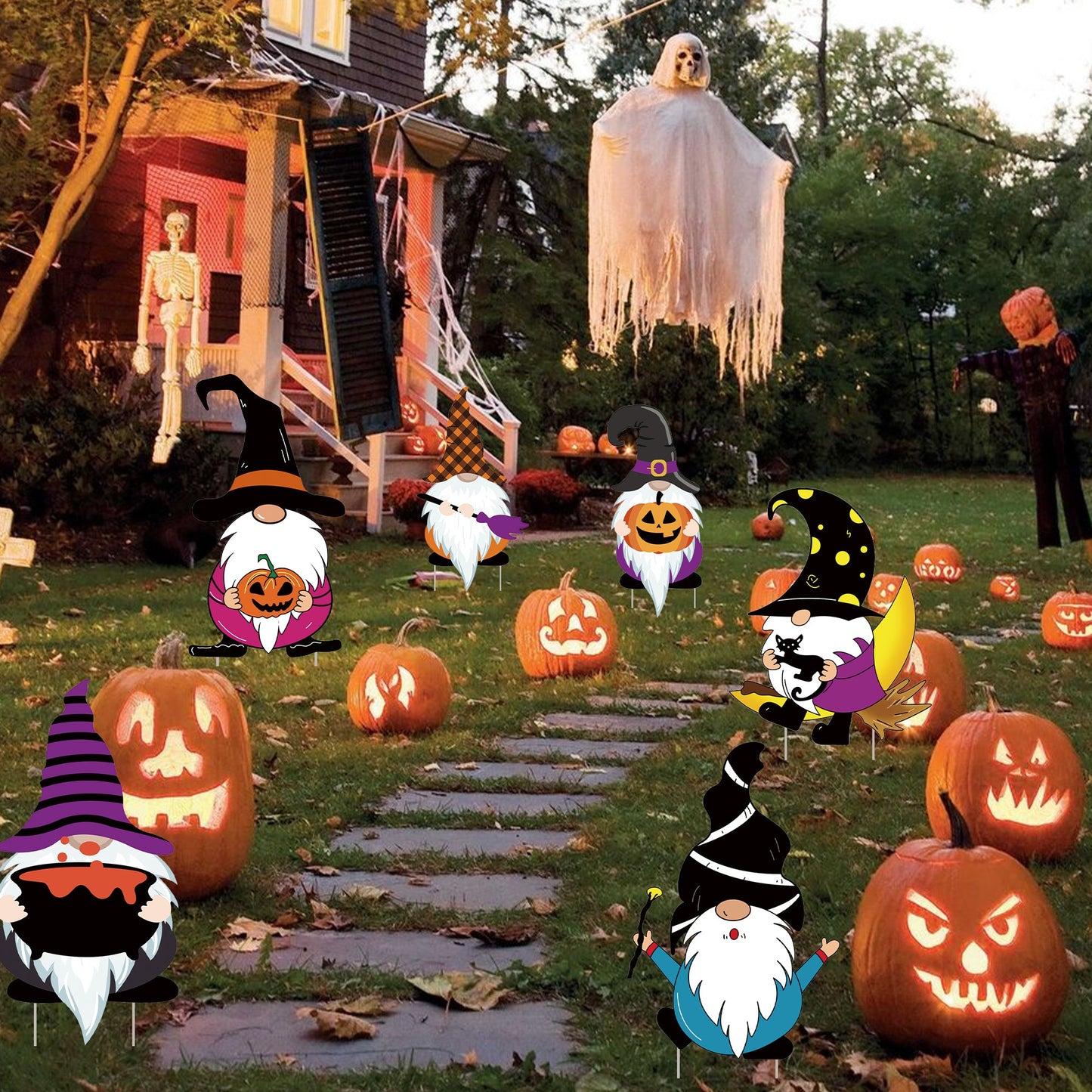 Halloween Yard Signs Decoration (6 Count)