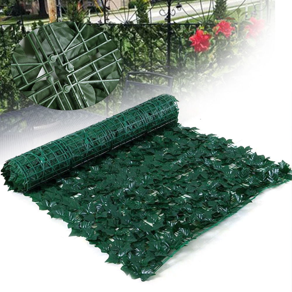 0.53m Artificial Plant Fence Leaf Hedge Wall Panels