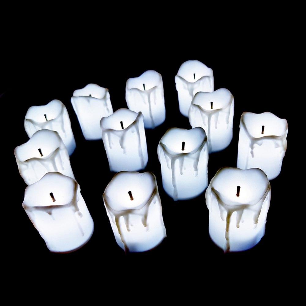 12 Pack LED  Tea Light Candles for Halloween