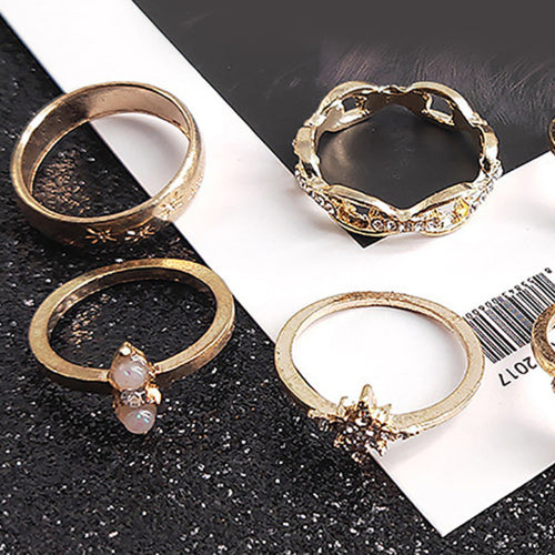 17Pcs Stackable Rings Sets for Women