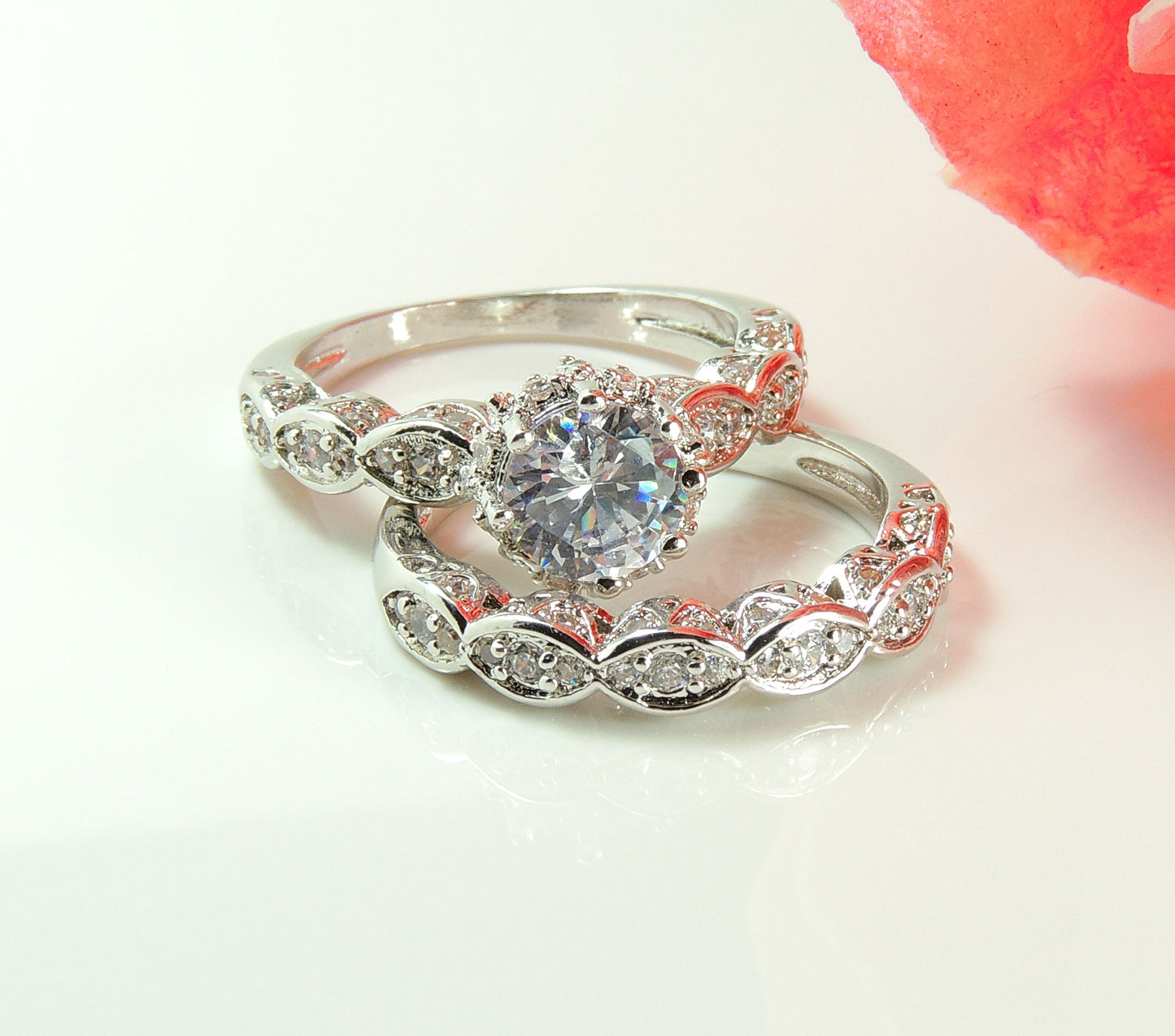 Engagement & Wedding Ring Set