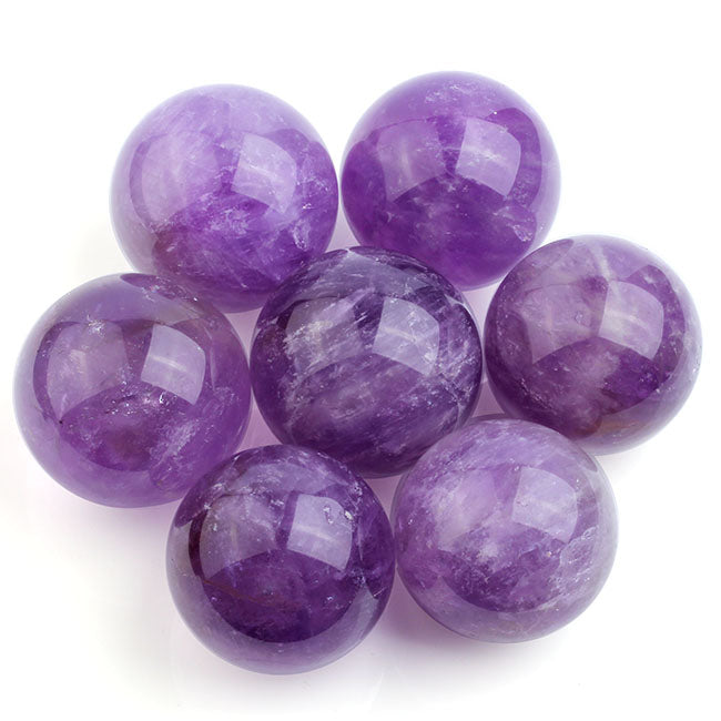 35mm Natural Healing Crystal Gemstone Ball Divination Figurine