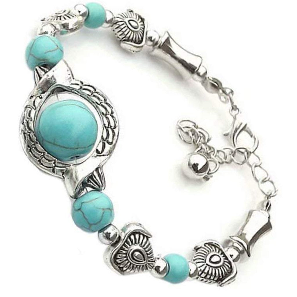Turquoise Classic Luxury Beaded Bracelet for Women