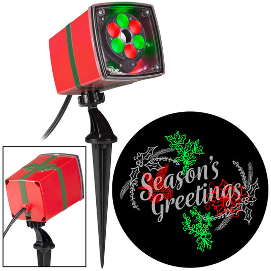 Christmas Lightshow Projection Plus Whirl a Motion & Seasons Greetings