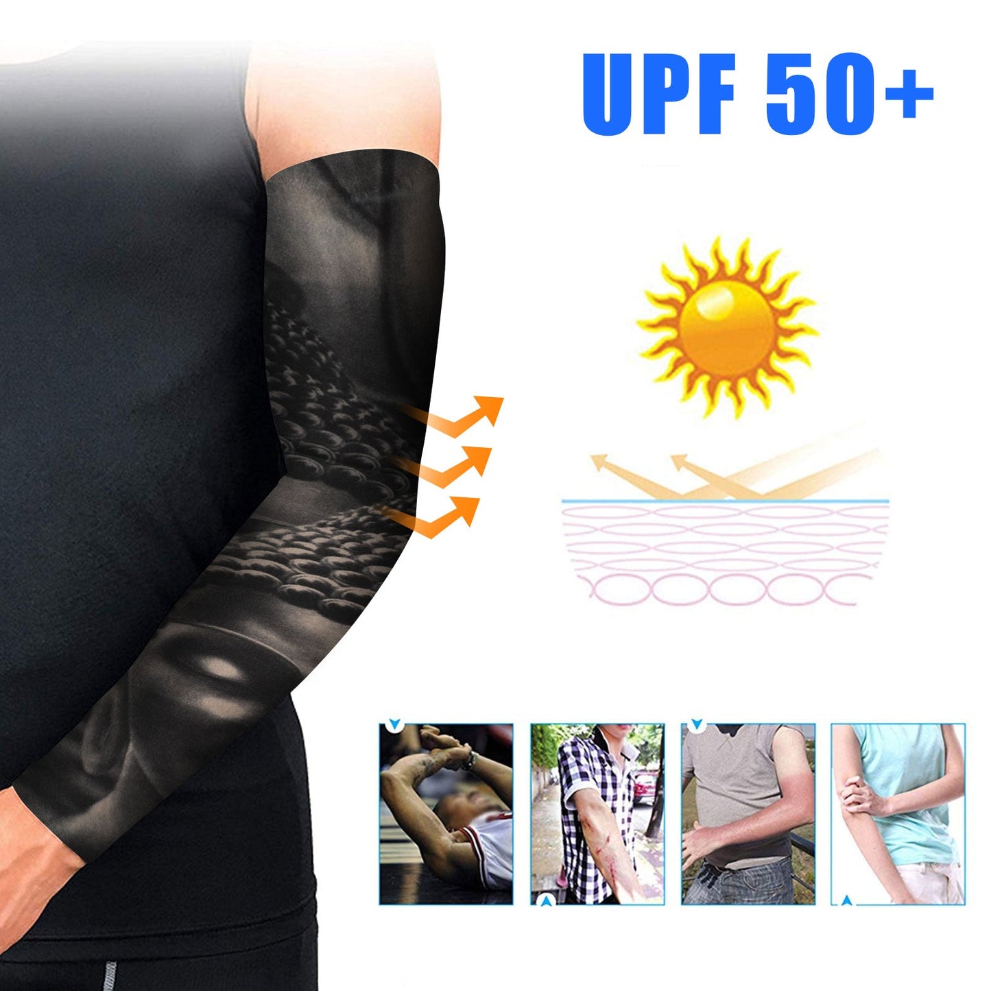 10/5Pcs Cooling Arm Sleeves Cover