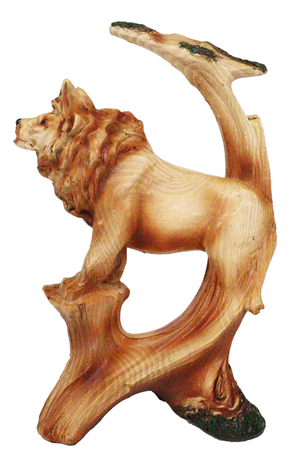 Safari Apex Predator Big Cat Lion Carving Resin Figurine