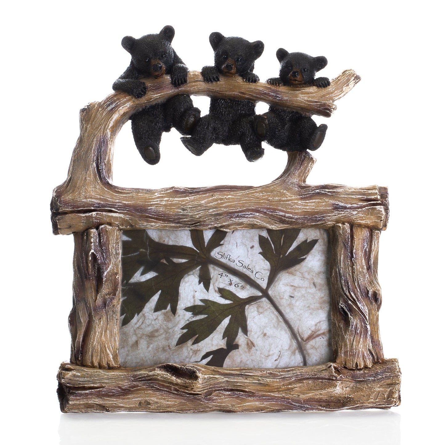 3 Bears Natural Brown 10 x 9 Tabletop Photo Picture Frame