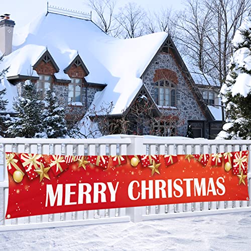 Large Merry Christmas Banner 20" x 20"