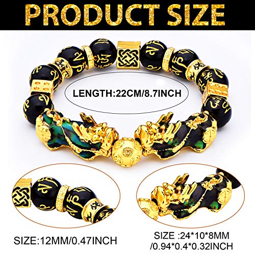 4 Piece Feng Shui Pi Xiu Pi Yao Bracelet Necklace Set