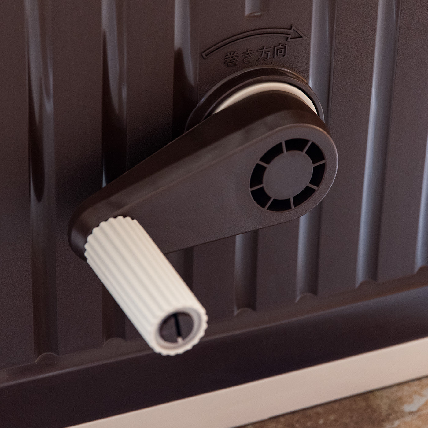 65.61 FT Hose Reel with Nozzle, Brown