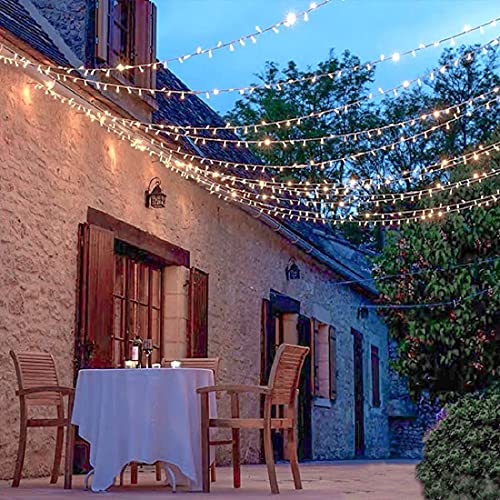 Curtain Lights for Decorations, 10 Ft Connectable String Lights with 8 Twinkle Modes Led Fairy Lights