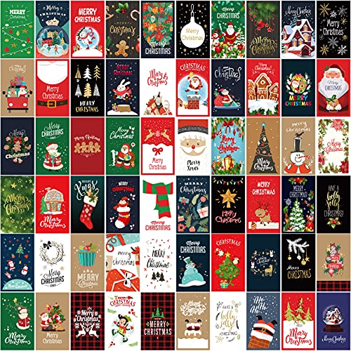 60 Pieces Designs Holiday Christmas Greeting Cards Assorted Christmas Note Cards (HOLDAY SPECIAL)