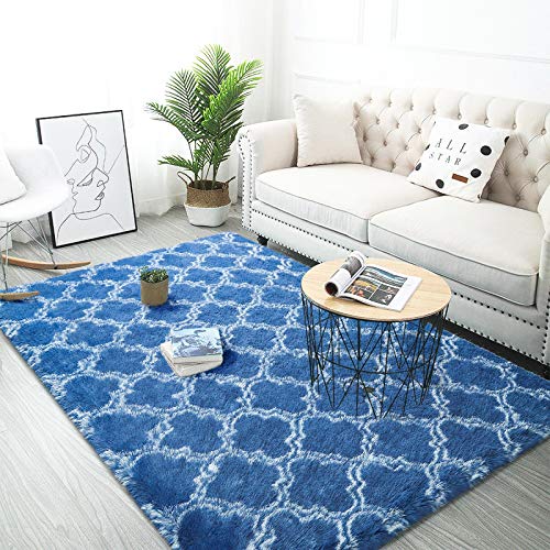 Luxury Indoor Plush Fluffy Rug Extra Soft and Comfy Carpet