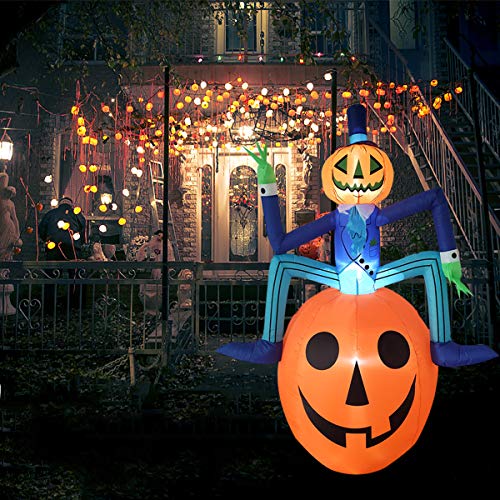 Inflatable 6Feet Mr. Pumpkin Halloween Decoration