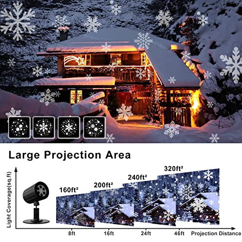 Snowflake Christmas Projector Lights