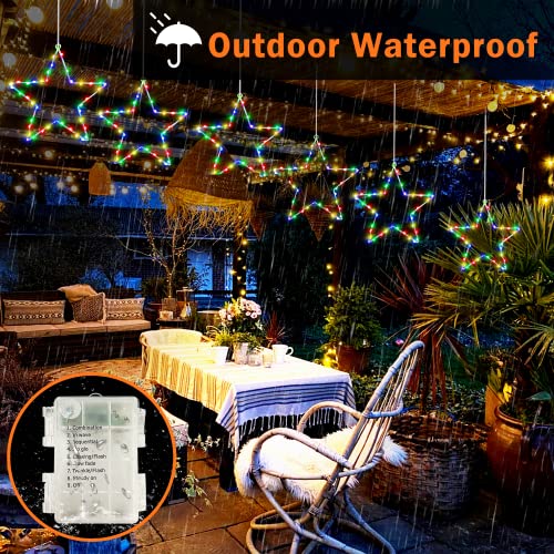 Christmas Window Lights 3 Pack Battery Operated