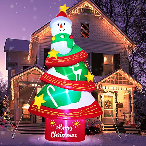 12 Feet Christmas Tree Inflatables Decoration w/ LEDs