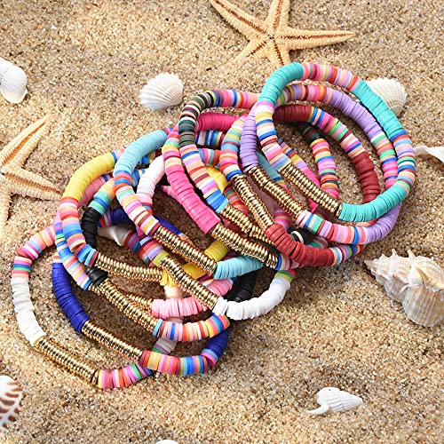 12pcs/set Heishi Bracelet for Women